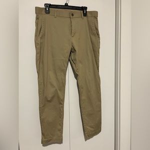 Fabletics The High Side Chino Slim Fit Khakis Size 34 Waist 30 Length